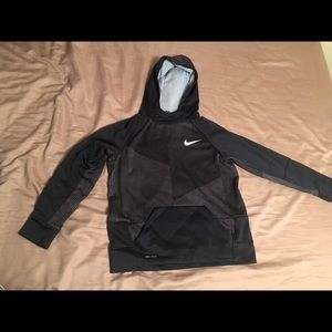 Black and gray Nike hoodie